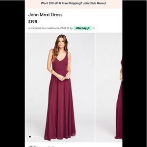 Show me your MuMu Jenn Maxi dress